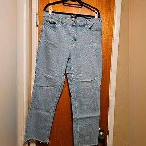 Calvin Klein Jeans High-Rise Straight Leg Ankle Pants Size 16